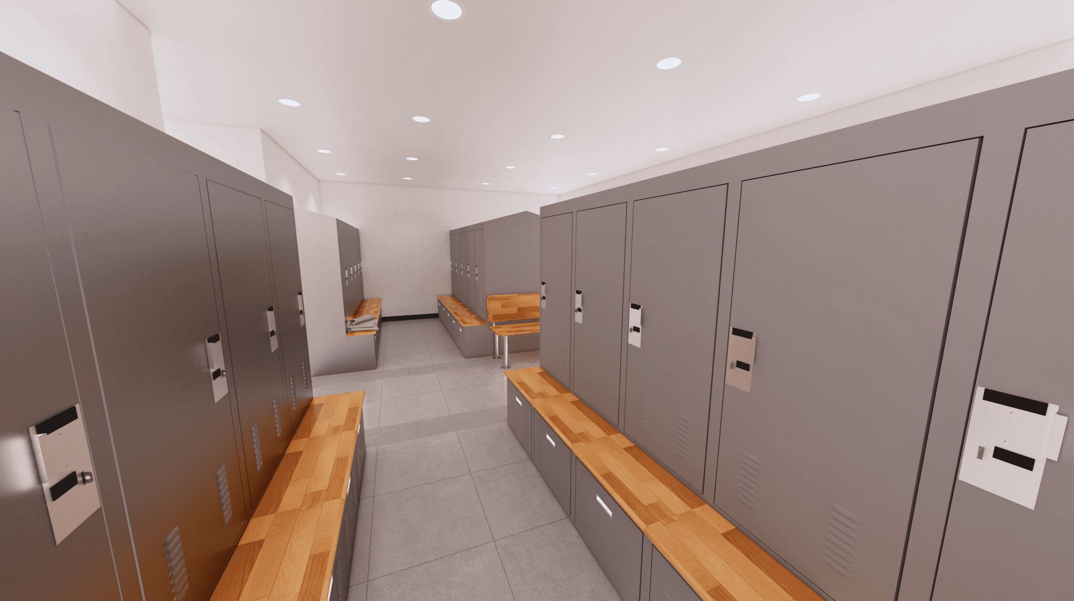 Locker room